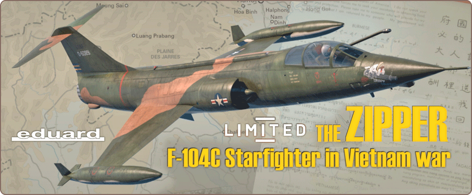 1/48 The Zipper: Lockheed F-104C Starfighter Jet Fighter