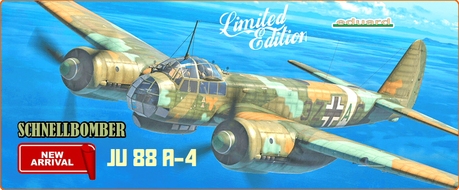Eduard 11194 1/48 SCHNELLBOMBER Ju 88 A-4 Twin-engined Multirole Combat Plane