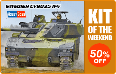 Kit of the Weekend:  Hobby Boss 83823 1/35 Swedish CV9035 IFV