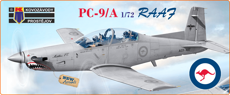 Kovozavody 0508 1/72 RAAF Pilatus PC-9/A Basic/Advanced Trainer Aircraft