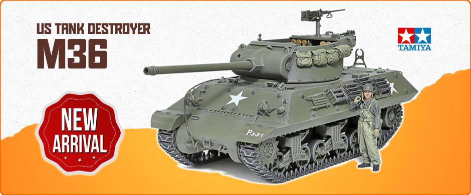 Tamiya 35390 1/35 US M36 Tank Destroyer