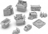 1/48 Modern/Sci-fi - Piles of Trash for Dioramas, Scale Models