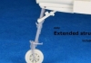1/48 FJ-2/3 Fury Nose Gear Extended Struts for Kitty Hawk