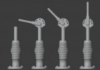 1/35 Antennas US / Nato Tilt-Whip (3 types) - Scale23
