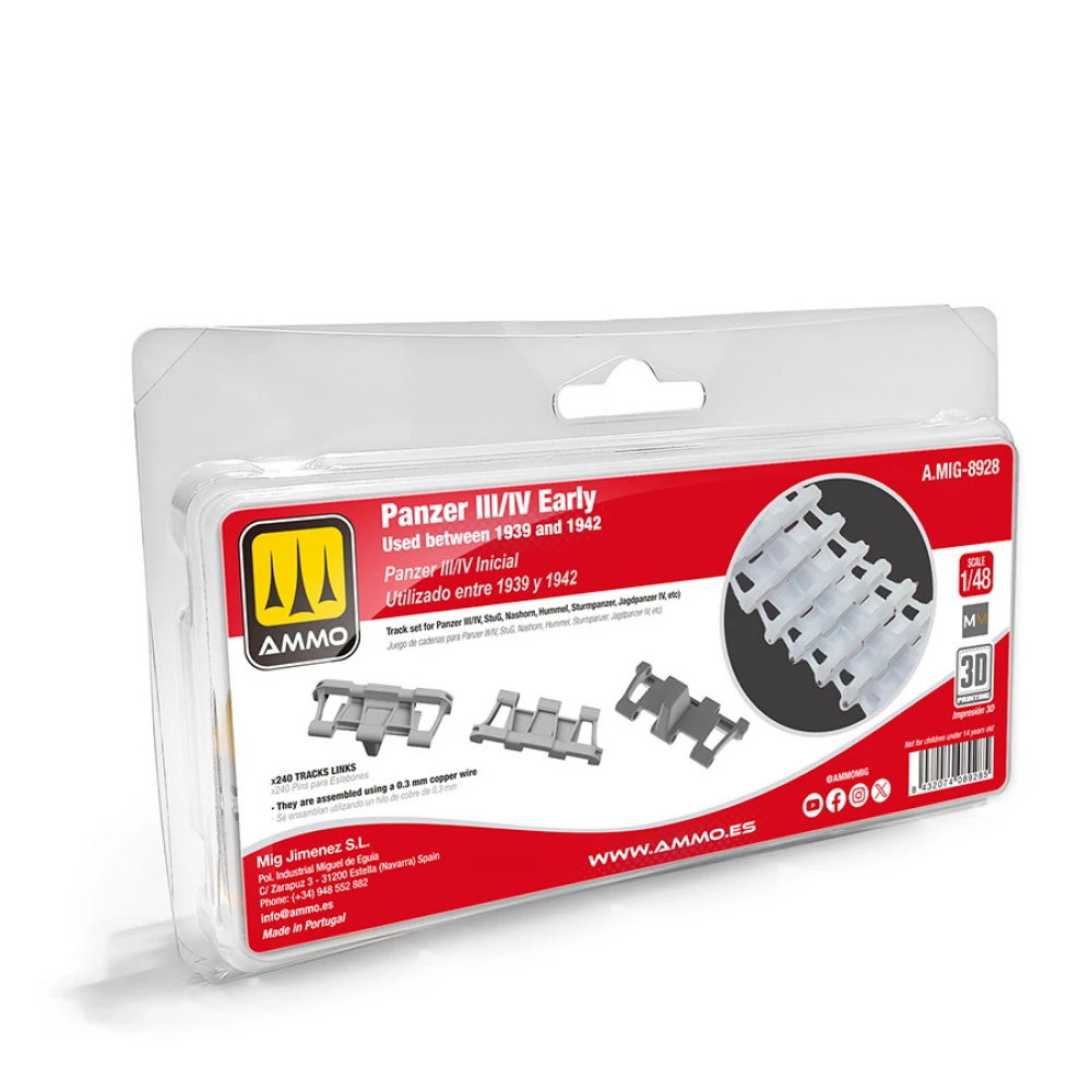 1:48 Panzer III/IV Early. Used between 1939 and 1942