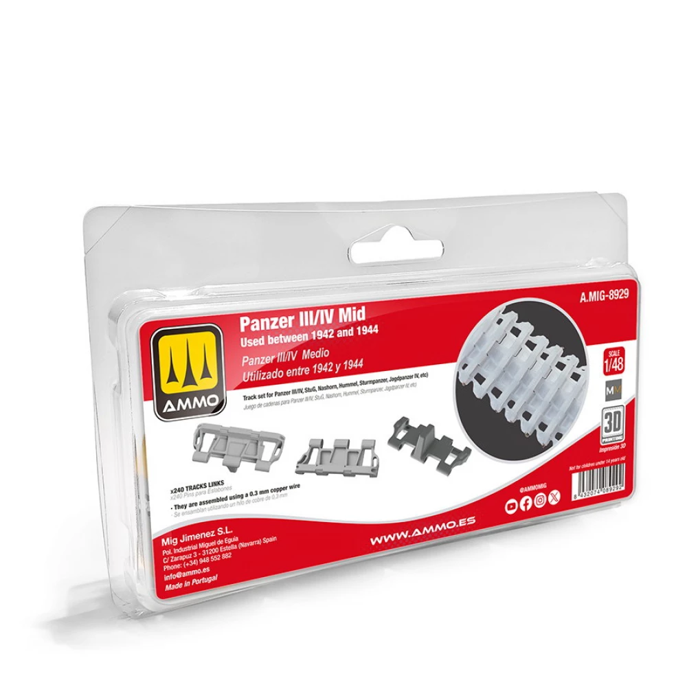 1:48 Panzer III/IV Mid. Used between 1942 and 1944