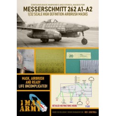 1/32 Messerschmitt ME 262 A1/2 Airbrush Paint Masking