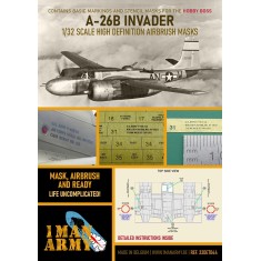 1/32 Douglas A26B Invader Paint Masking for HobbyBoss kits