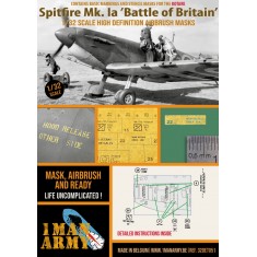 1/32 Spitfire Mk.Ia Late - Battle of Britain Basic Markings and Stencil Masks for Kotare