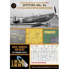 1/32 Spitfire Mk. Va Basic Markings and Stencil Masks for Kotare kit