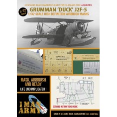 1/32 Grumman 'Duck' J2F-5 Basic Markings and Stencil Masks for Lukgraph kit