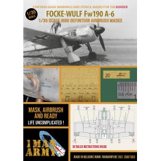 1/35 Focke-Wulf Fw190 A-6 Basic Markings and Stencil Masks for Border kit