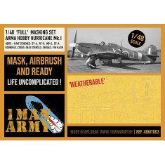 1/48 Hawker Hurricane Mk. I Full Masking Set for Arma Hobby kits