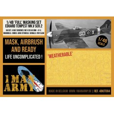 1/48 Hawker Tempest Mk V Ser. 2 Full Masking Set for Eduard kits