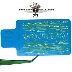 1/32-1/35 Airbrush Stencil Wood Texture 90mm x 60mm #2 (PP/PVC)
