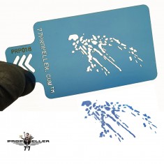 Airbrush Stencil for Fine Details #8 (60mm x 40mm)