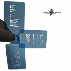 Airbrush Stencil Set #3 (3pcs, each 60mm x 40mm)