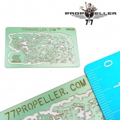 Small Airbrush Stencil for Stains (65 mm x 35 mm)