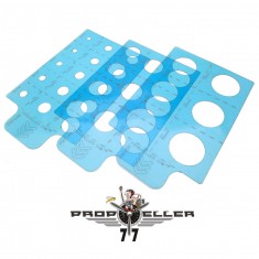 Spray Masking Airbrush Stencil Set D (3pcs)