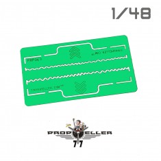 1/48 Fw 190 Leading Edge Wavelet Template