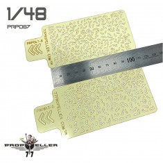 1/48 Italian Aircraft Camouflage Airbrush Template #4 (2pcs)