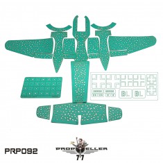 1/48 Heinkel He 219A-2 WNr.290126 Camouflage Painting Template with Cross and Number Masks