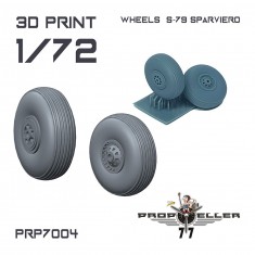 1/72 S.79 Sparviero Wheels for Italeri Kit