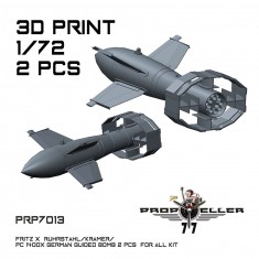 1/72 Fritz X PC 1400X Ruhrstahl/Kramer/ PC 1400X Guided Bombs (2pcs)