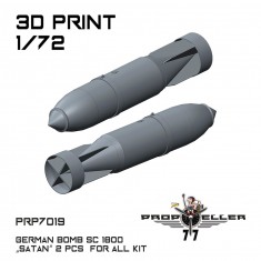 1/72 German SC 1800 Satan Bombs (2pcs)