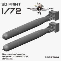 1/72 WWII German Luftwaffe LT-F5b LT 2 Torpedoes (2pcs)