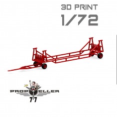 1/72 Helicopter Rotor Blade Cart for Mi-24/Mi-8/Mi-17