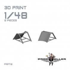 1/48 Luftwaffe Wheel Chocks for He 111, Ju 88 and Bf 110