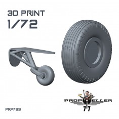 1/72 Ilyushin IL-2 Wheels for Smer Kit