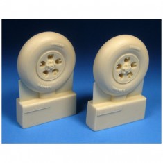 1/24 Spitfire Mk. I - IX Five Slot Mainwheels for Airfix/Trumpeter Mk. I/V kits