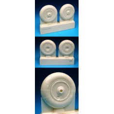 1/32 Messerschmitt Bf 109G-10 and 109K-4 Main Wheels for Hasegawa/Trumpeter kit