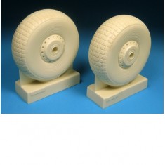1/32 Lancaster Main Wheels (Block Tread Version) for HK Models