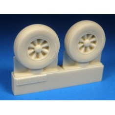 1/48 F4U Corsair Stamped Hub Mainwheels