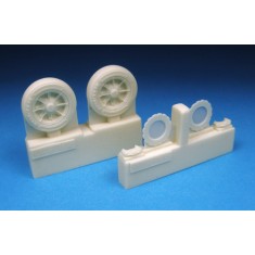 1/48 Grumman F8F-2 Bearcat Late Main Wheels (2 Wheels)