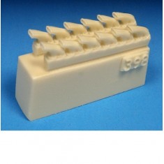 1/48 Hawker Tempest V/VI Exhausts for Eduard kits