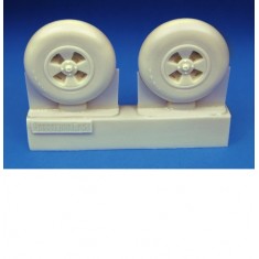 1/48 Hawker Tempest Late Mainwheels #Smooth for Eduard kits
