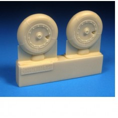 1/48 Fw 190A-6 - A-9 F/D Mainwheels w/Smooth Tyres for Eduard/Hasegawa/Tamiya/Dragon.etc