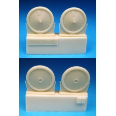 1/72 Albatros D.V and D.Va Main Wheels for Eduard /Roden /Revell /Airfix kit
