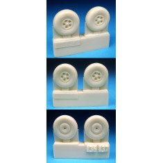 1/72 Hawker Typhoon, Tempest Series 1 Main Wheels