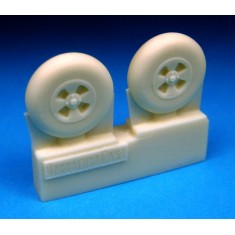 1/72 Hawker Tempest Main Wheels - Smooth Tread (2 Wheels)
