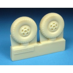 1/72 Bristol Beaufighter Early Wheels Set - Treaded Tyres (2 Resin Wheels)