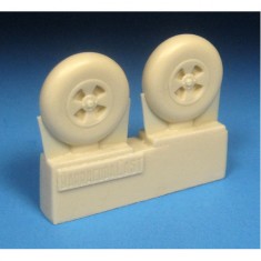 1/72 de Havilland DH Hornet Mainwheels w/Smooth Tyres