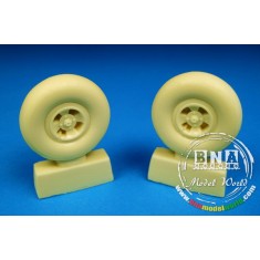 1/32 Spitfire 4-Slot Main Wheels for Tamiya/PCM kits