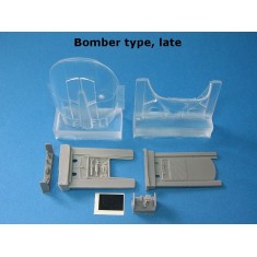 1/48 Douglas A-3 Skywarrior Bomber Canopy Late for Trumpeter kits