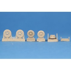 1/48 Northrop T-38 Talon Wheels Late for Wolfpack kits