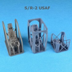 1/48 F-104 Starfighter Lockheed S/R-2 Upgraded C-2 Ejection Seat (USAF) for Kinetic Kit